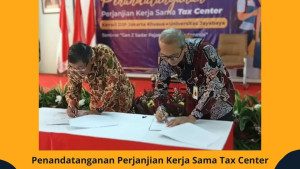 Penandatanganan Perjanjian Kerjasama Tax Center Universitas Jayabaya dan Kanwil DJP Jakarta Khusus